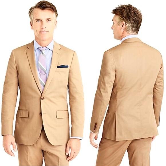 khaki chino suit